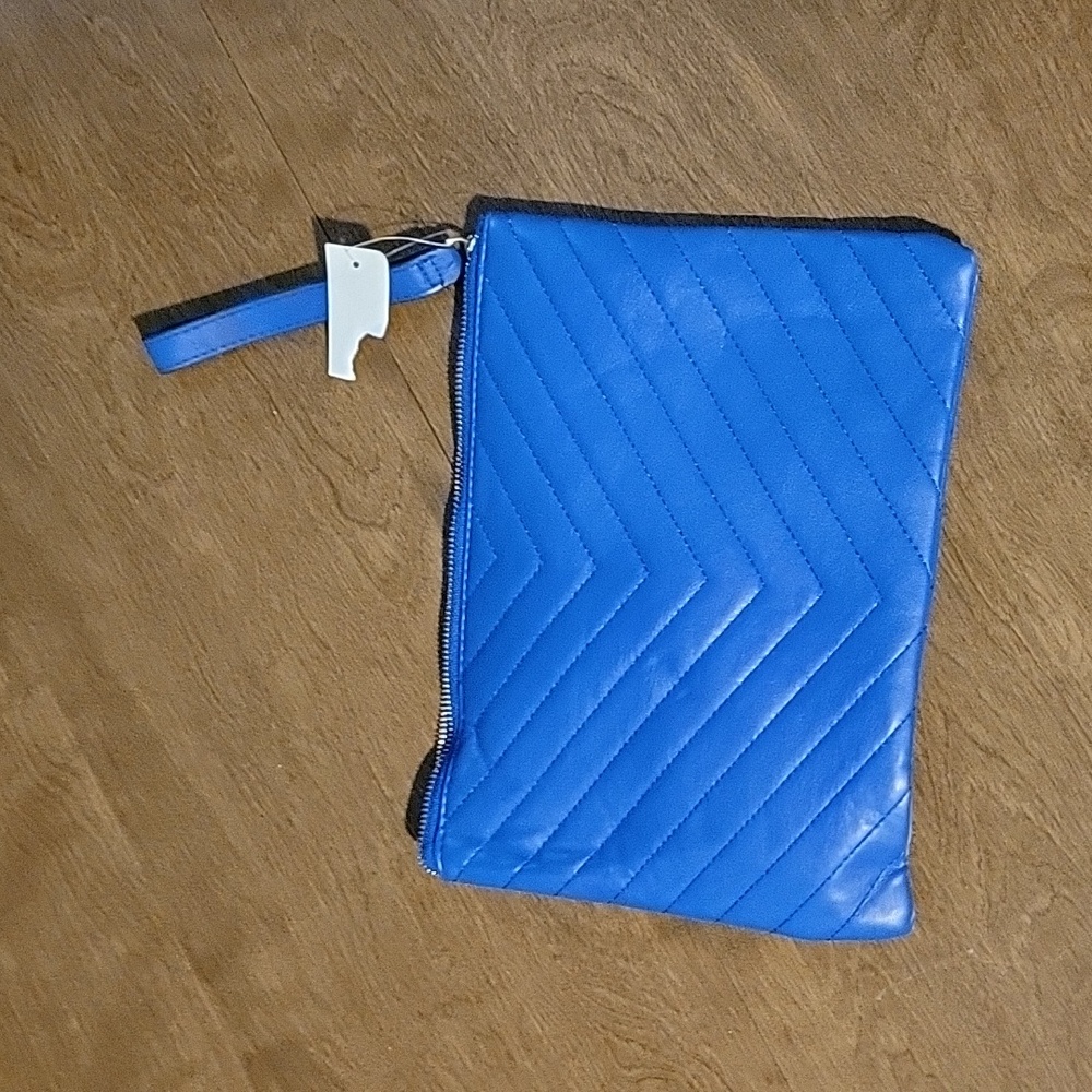 NWT City Trends Bright Blue Clutch or Wristlet